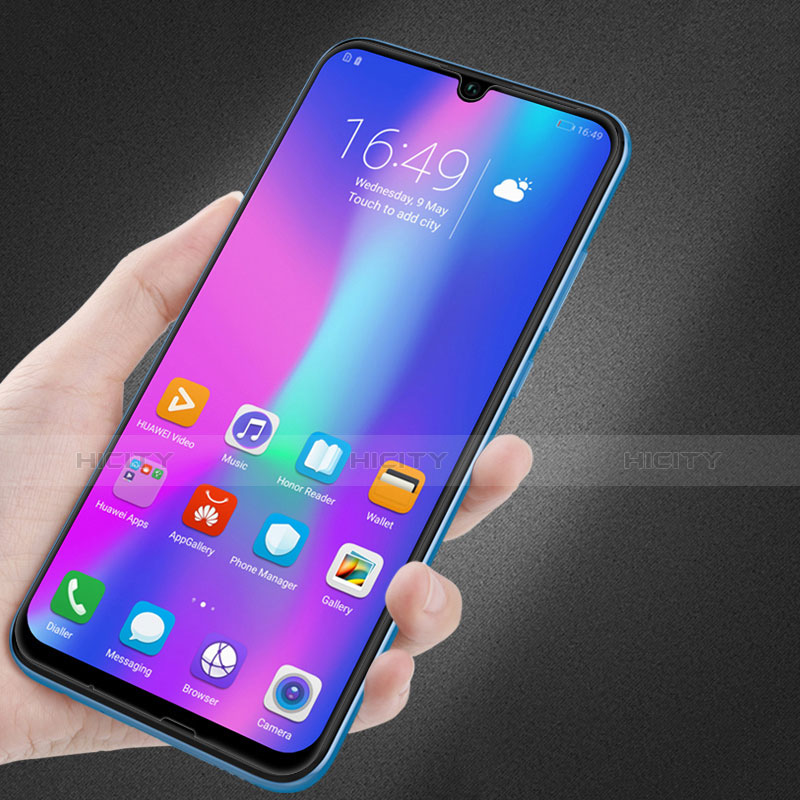 Huawei P Smart (2019)用強化ガラス フル液晶保護フィルム ファーウェイ ブラック