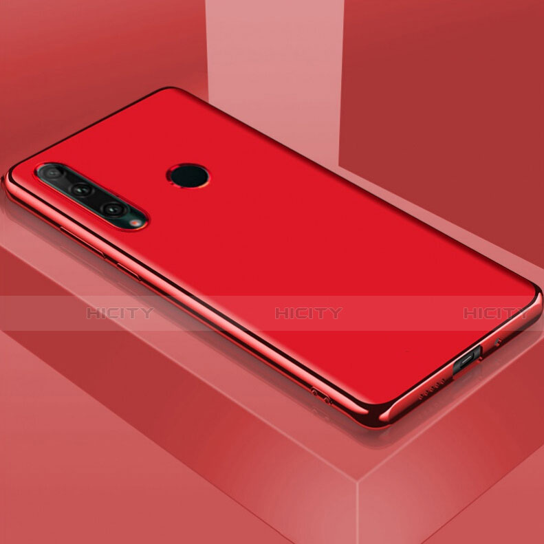 Huawei P Smart+ Plus (2019)用360度 フルカバー極薄ソフトケース シリコンケース 耐衝撃 全面保護 バンパー C05 ファーウェイ レッド