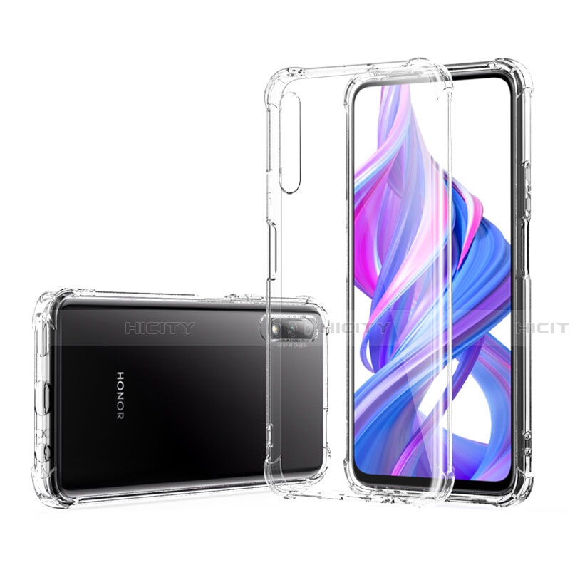 Huawei P Smart Z (2019)用極薄ソフトケース シリコンケース 耐衝撃 全面保護 クリア透明 T05 ファーウェイ クリア