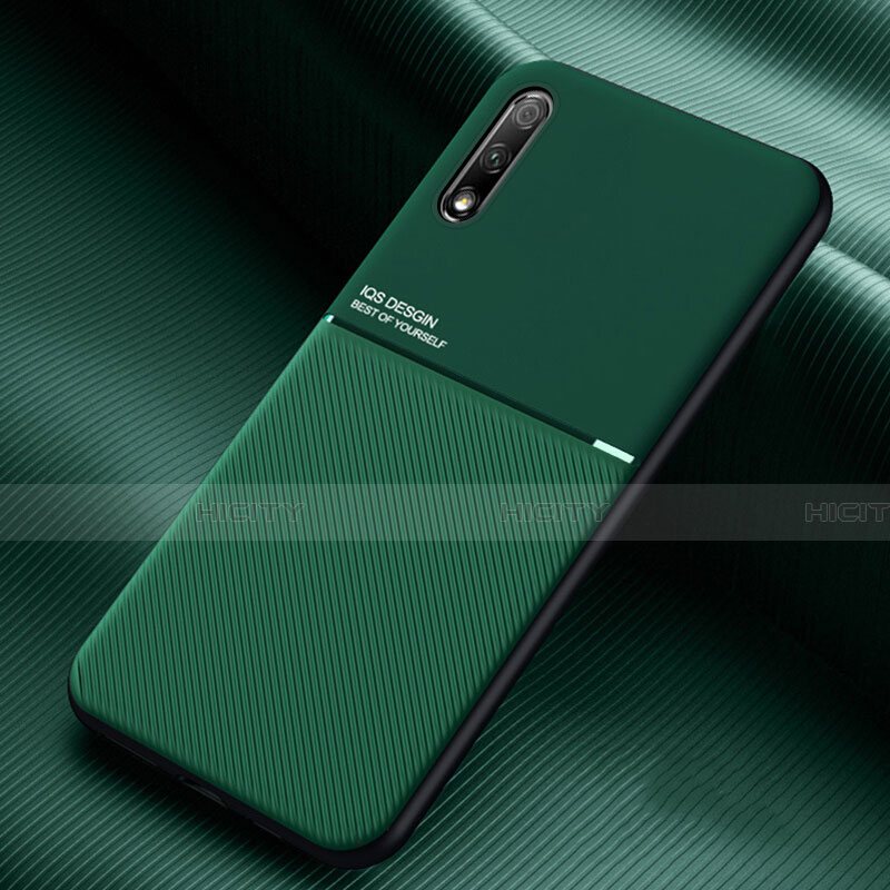 Huawei P Smart Z (2019)用360度 フルカバー極薄ソフトケース シリコンケース 耐衝撃 全面保護 バンパー S01 ファーウェイ グリーン