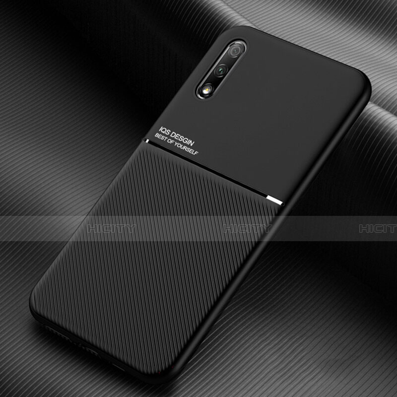 Huawei P Smart Z (2019)用360度 フルカバー極薄ソフトケース シリコンケース 耐衝撃 全面保護 バンパー S01 ファーウェイ ブラック