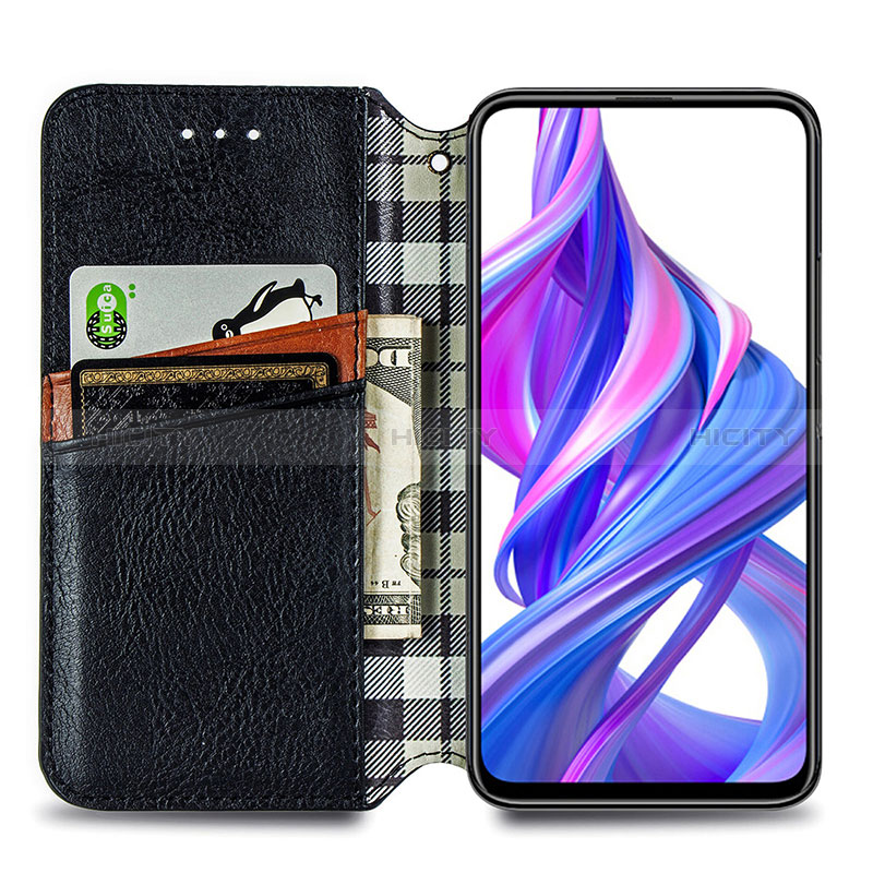 Huawei P Smart Z (2019)用手帳型 レザーケース スタンド カバー S01D ファーウェイ 