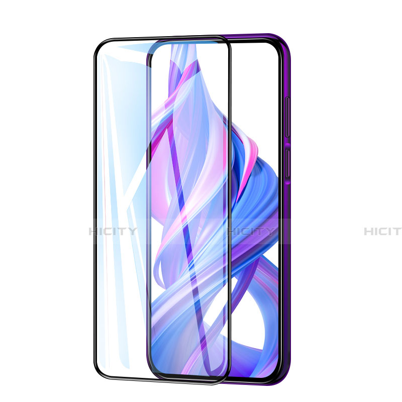 Huawei P Smart Z (2019)用強化ガラス フル液晶保護フィルム F02 ファーウェイ ブラック