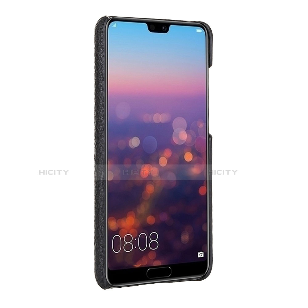 Huawei P20用ケース 高級感 手触り良いレザー柄 P01 ファーウェイ 