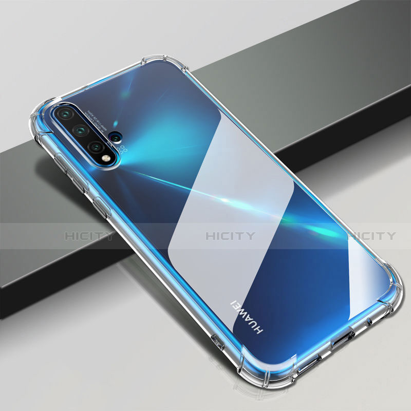 Huawei P20 Lite (2019)用極薄ソフトケース シリコンケース 耐衝撃 全面保護 クリア透明 K05 ファーウェイ クリア