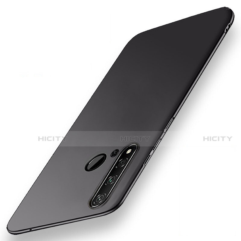 Huawei P20 Lite (2019)用ハードケース プラスチック 質感もマット カバー P01 ファーウェイ ブラック