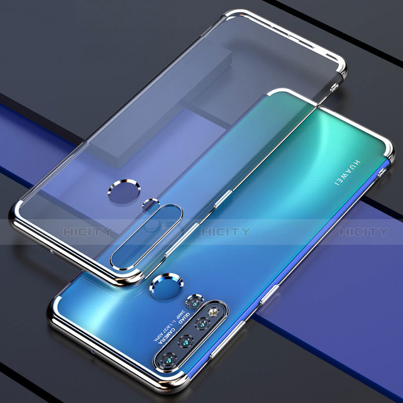Huawei P20 Lite (2019)用極薄ソフトケース シリコンケース 耐衝撃 全面保護 クリア透明 S04 ファーウェイ 