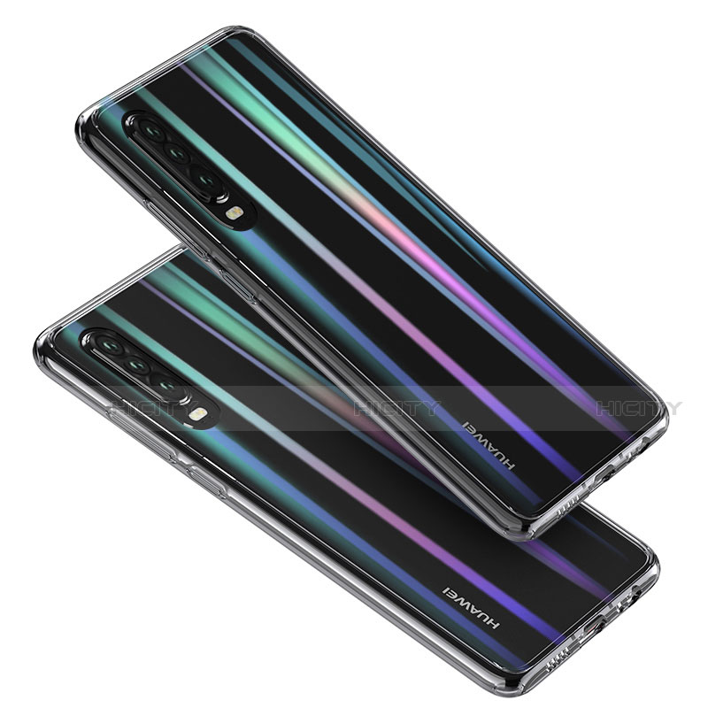 Huawei P30用極薄ソフトケース シリコンケース 耐衝撃 全面保護 透明 U02 ファーウェイ 