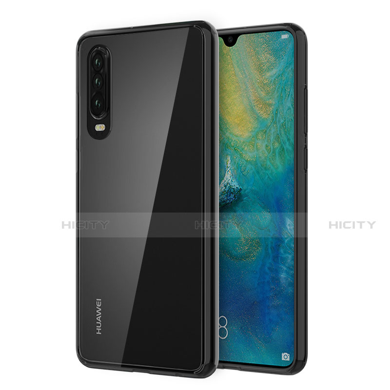 Huawei P30用極薄ソフトケース シリコンケース 耐衝撃 全面保護 透明 U02 ファーウェイ 