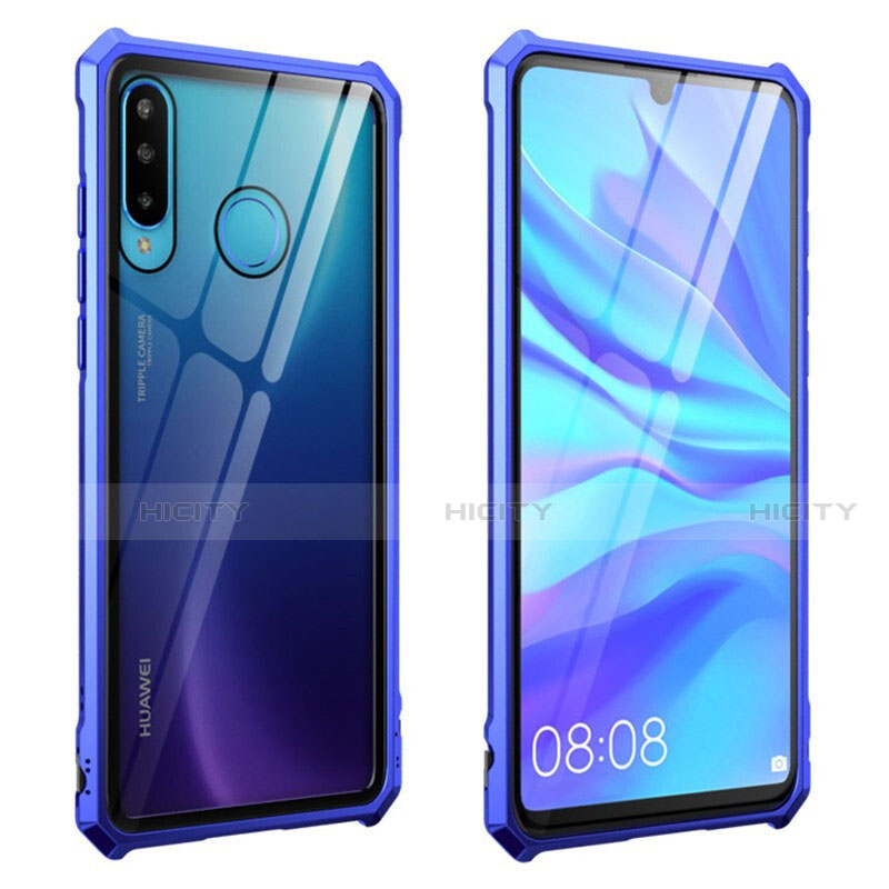 Huawei P30 Lite用ケース 高級感 手触り良い アルミメタル 製の金属製 360度 フルカバーバンパー 鏡面 カバー T05 ファーウェイ 