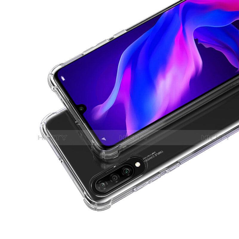 Huawei P30 Lite New Edition用極薄ソフトケース シリコンケース 耐衝撃 全面保護 クリア透明 T07 ファーウェイ クリア