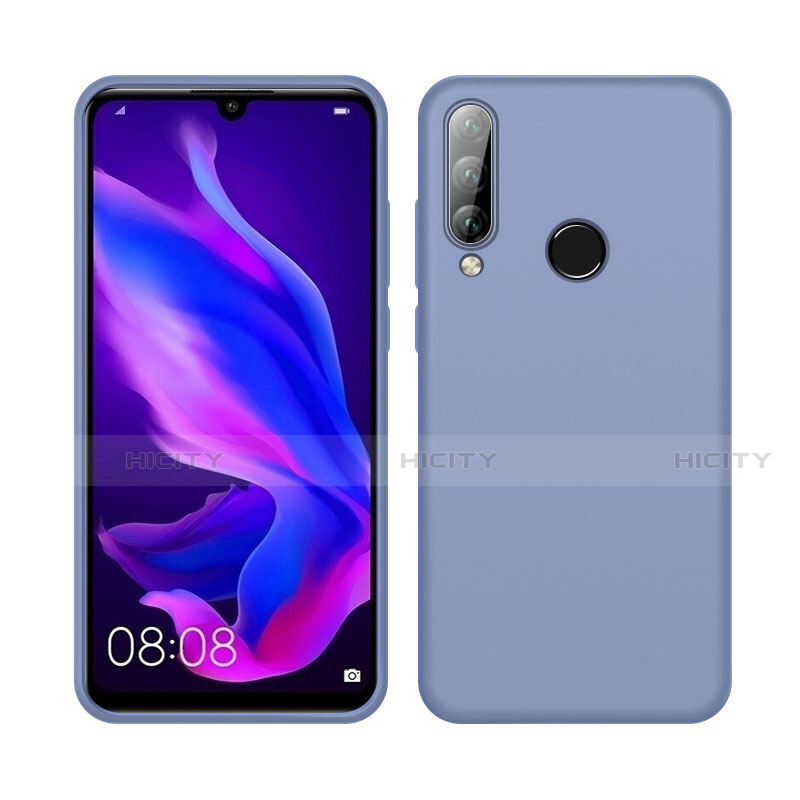 Huawei P30 Lite New Edition用360度 フルカバー極薄ソフトケース シリコンケース 耐衝撃 全面保護 バンパー C04 ファーウェイ パープル