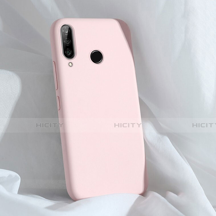 Huawei P30 Lite New Edition用360度 フルカバー極薄ソフトケース シリコンケース 耐衝撃 全面保護 バンパー C03 ファーウェイ ピンク