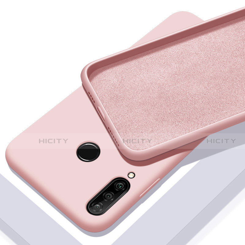 Huawei P30 Lite New Edition用360度 フルカバー極薄ソフトケース シリコンケース 耐衝撃 全面保護 バンパー C02 ファーウェイ ピンク