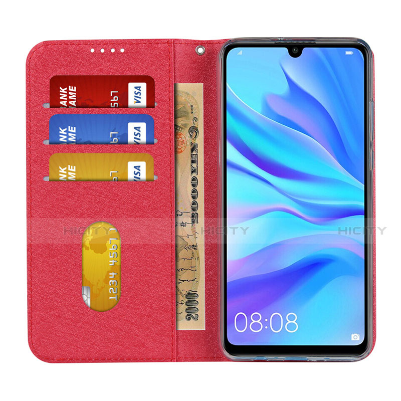 Huawei P30 Lite New Edition用手帳型 レザーケース スタンド カバー T09 ファーウェイ 