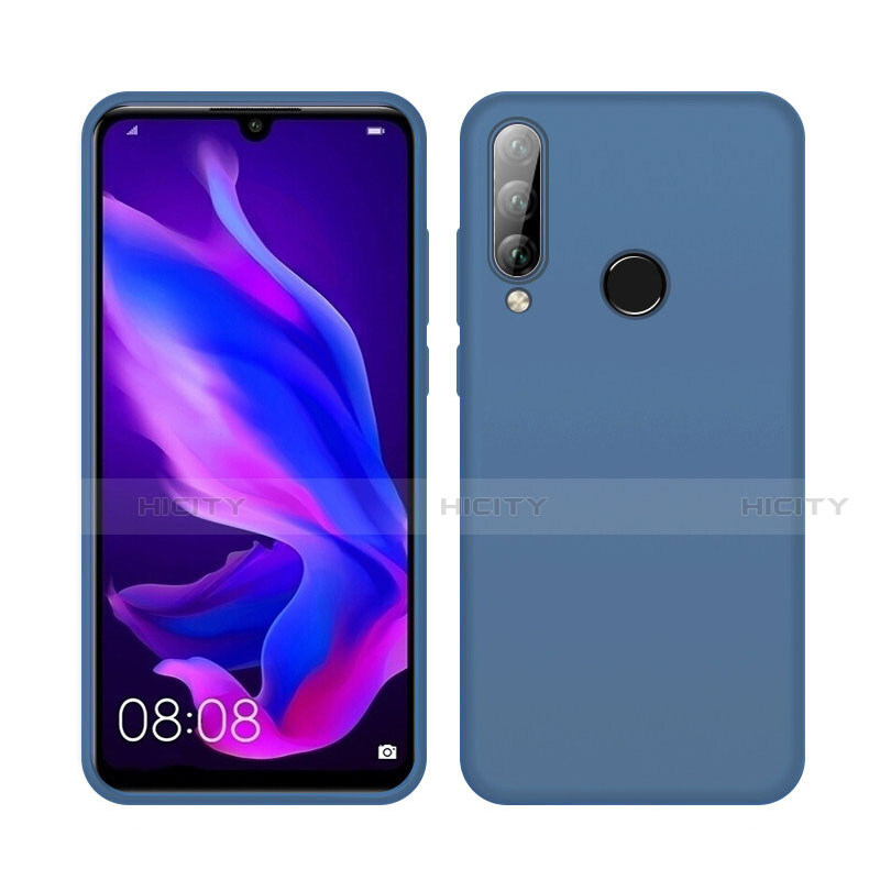 Huawei P30 Lite XL用360度 フルカバー極薄ソフトケース シリコンケース 耐衝撃 全面保護 バンパー C04 ファーウェイ ネイビー