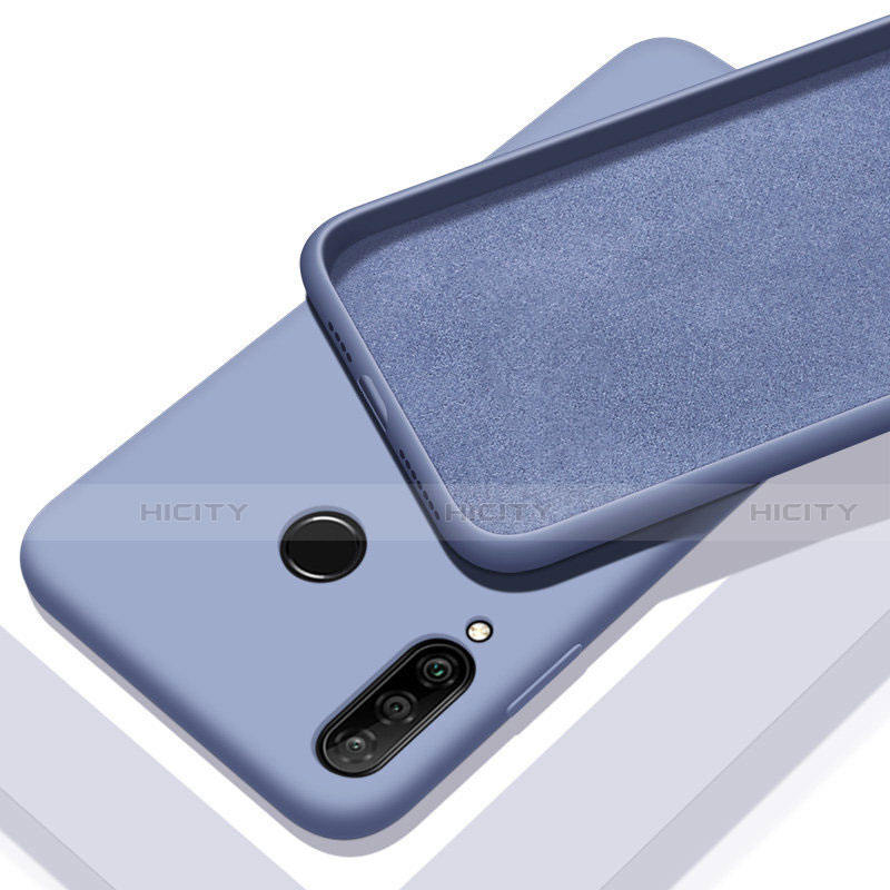 Huawei P30 Lite XL用360度 フルカバー極薄ソフトケース シリコンケース 耐衝撃 全面保護 バンパー C02 ファーウェイ グレー