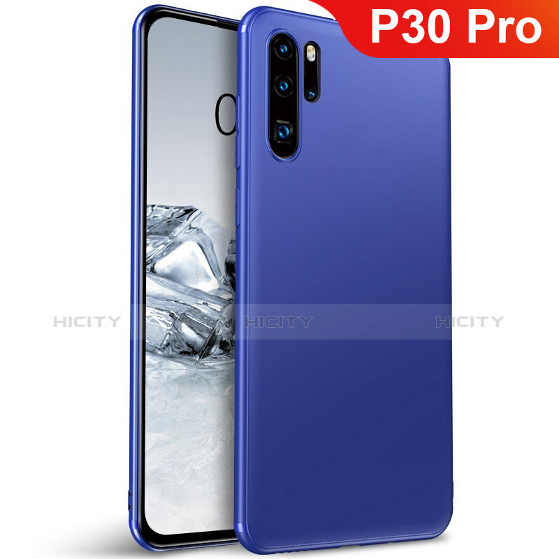 Huawei P30 Pro用極薄ソフトケース シリコンケース 耐衝撃 全面保護 S01 ファーウェイ ネイビー