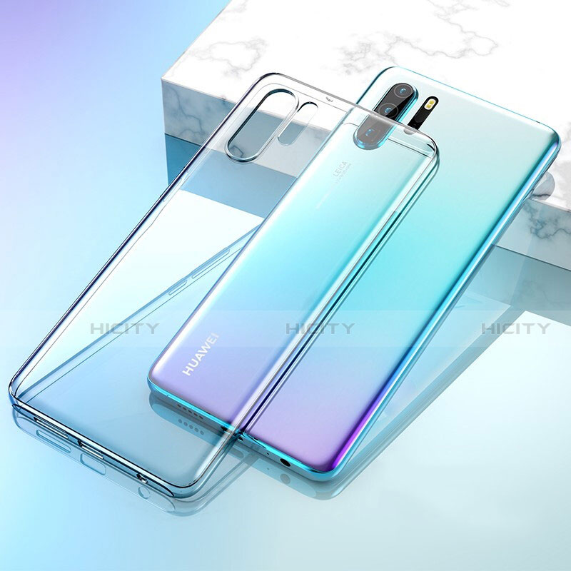 Huawei P30 Pro用極薄ソフトケース シリコンケース 耐衝撃 全面保護 クリア透明 K02 ファーウェイ クリア