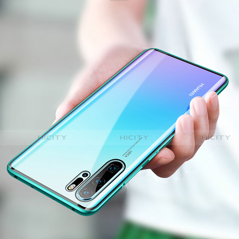 Huawei P30 Pro用ケース 高級感 手触り良い アルミメタル 製の金属製 360度 フルカバーバンパー 鏡面 カバー T07 ファーウェイ 