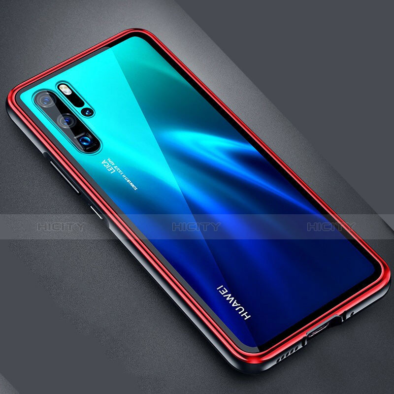 Huawei P30 Pro用ケース 高級感 手触り良い アルミメタル 製の金属製 バンパー 鏡面 カバー M04 ファーウェイ 