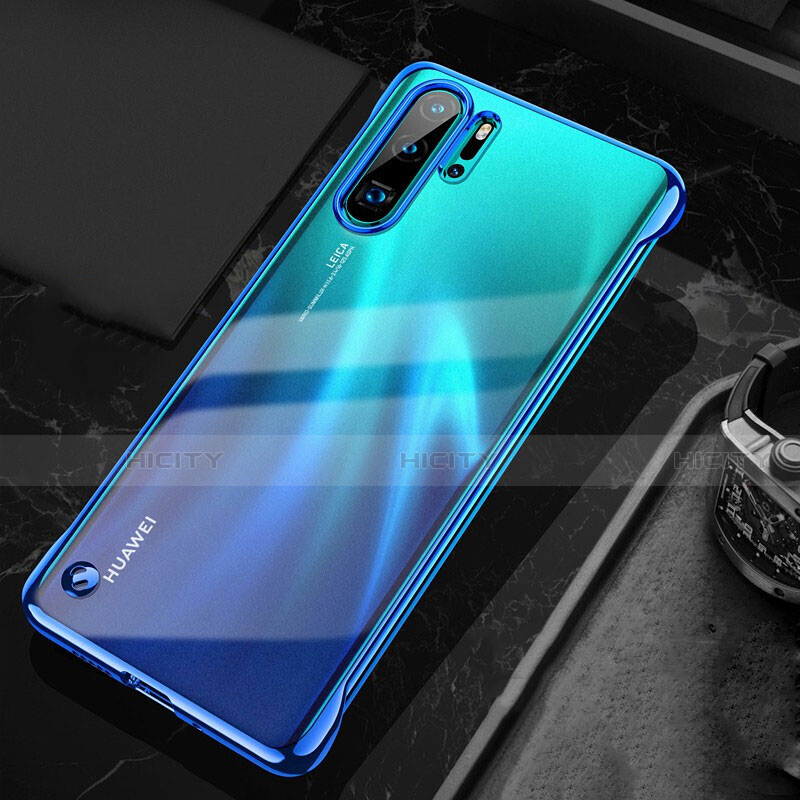 Huawei P30 Pro New Edition用ハードカバー クリスタル クリア透明 S04 ファーウェイ ネイビー