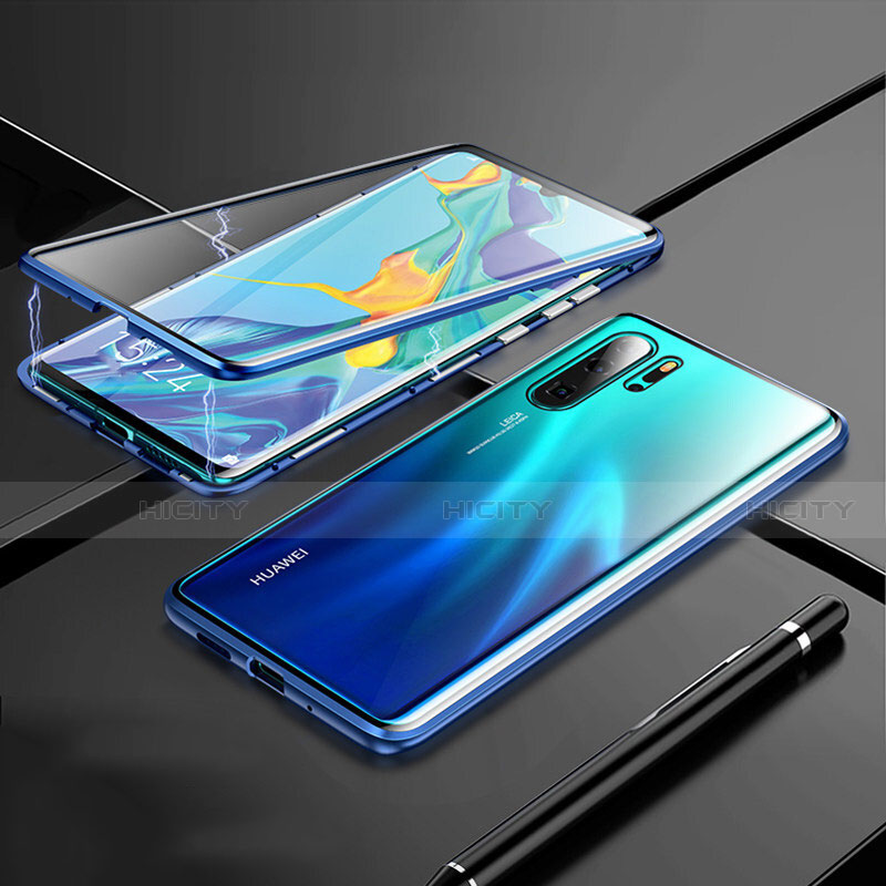 Huawei P30 Pro New Edition用ケース 高級感 手触り良い アルミメタル 製の金属製 360度 フルカバーバンパー 鏡面 カバー T01 ファーウェイ 