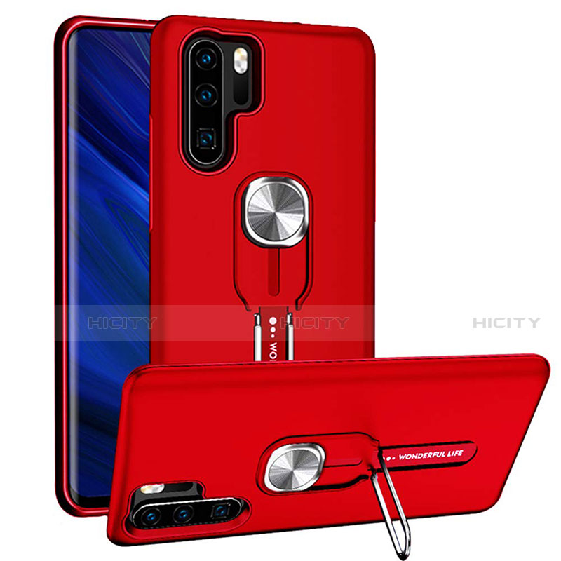 Huawei P30 Pro New Edition用ハイブリットバンパーケース プラスチック アンド指輪 マグネット式 R03 ファーウェイ 