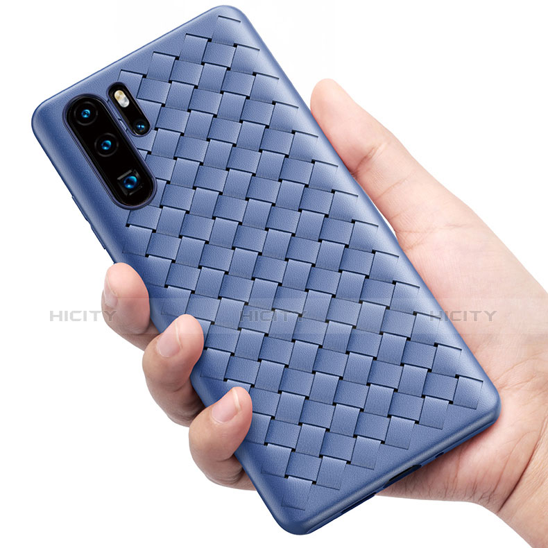 Huawei P30 Pro New Edition用シリコンケース ソフトタッチラバー ツイル カバー S01 ファーウェイ 