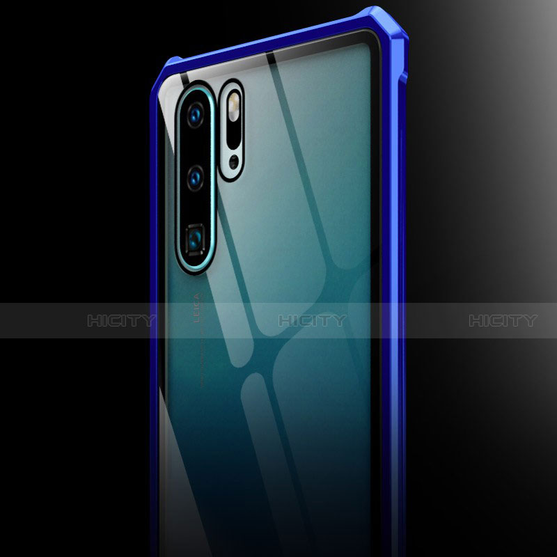 Huawei P30 Pro New Edition用ケース 高級感 手触り良い アルミメタル 製の金属製 360度 フルカバーバンパー 鏡面 カバー T08 ファーウェイ 