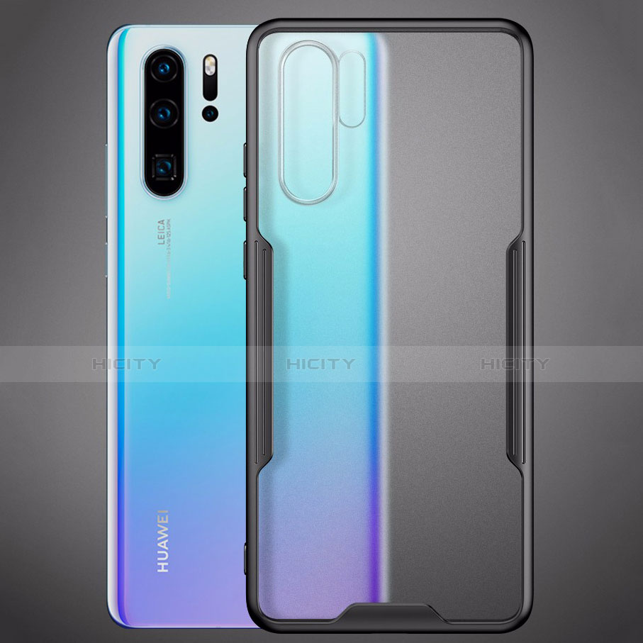 Huawei P30 Pro New Edition用ハイブリットバンパーケース クリア透明 プラスチック 鏡面 カバー M03 ファーウェイ 