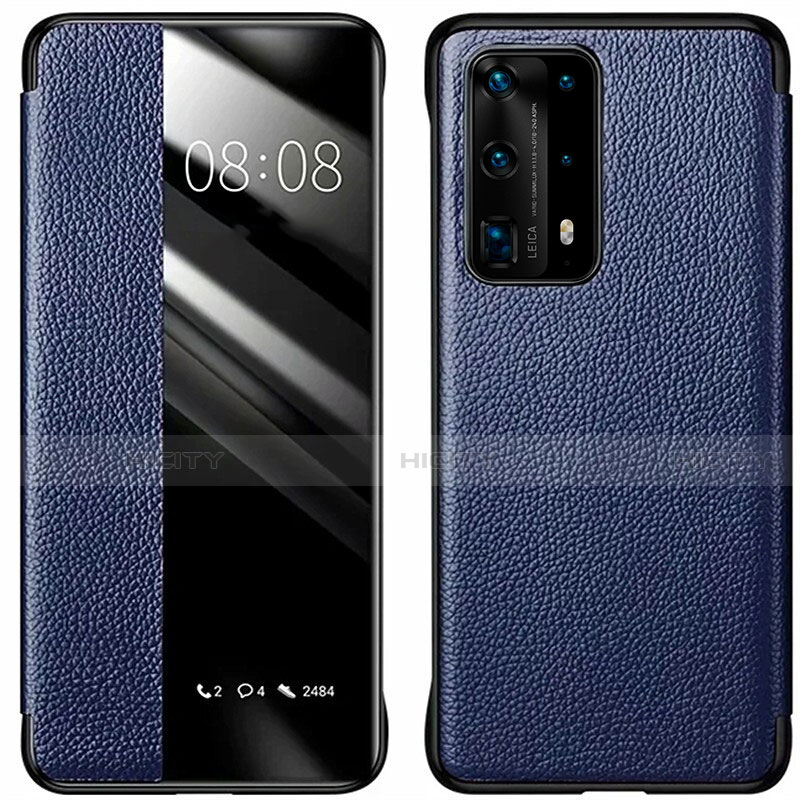 Huawei P40 Pro+ Plus用手帳型 レザーケース スタンド カバー T01 ファーウェイ 