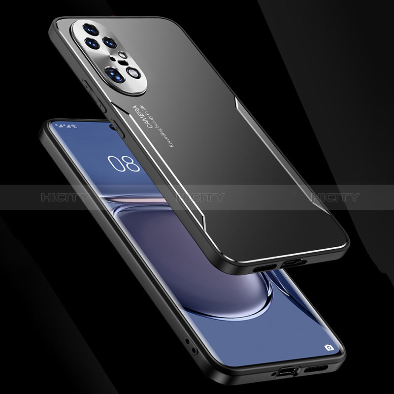 Huawei P50用ケース 高級感 手触り良い アルミメタル 製の金属製 兼シリコン カバー JL3 ファーウェイ 