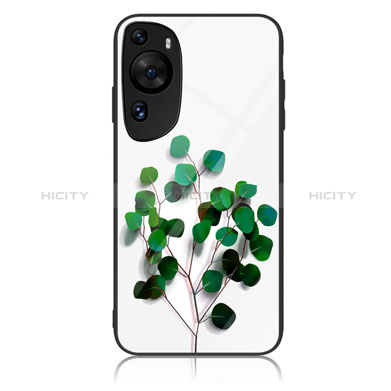 Huawei P60 Art用ハイブリットバンパーケース プラスチック パターン 鏡面 カバー JM2 ファーウェイ 