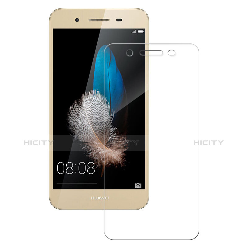 Huawei P8 Lite Smart用強化ガラス 液晶保護フィルム T02 ファーウェイ クリア