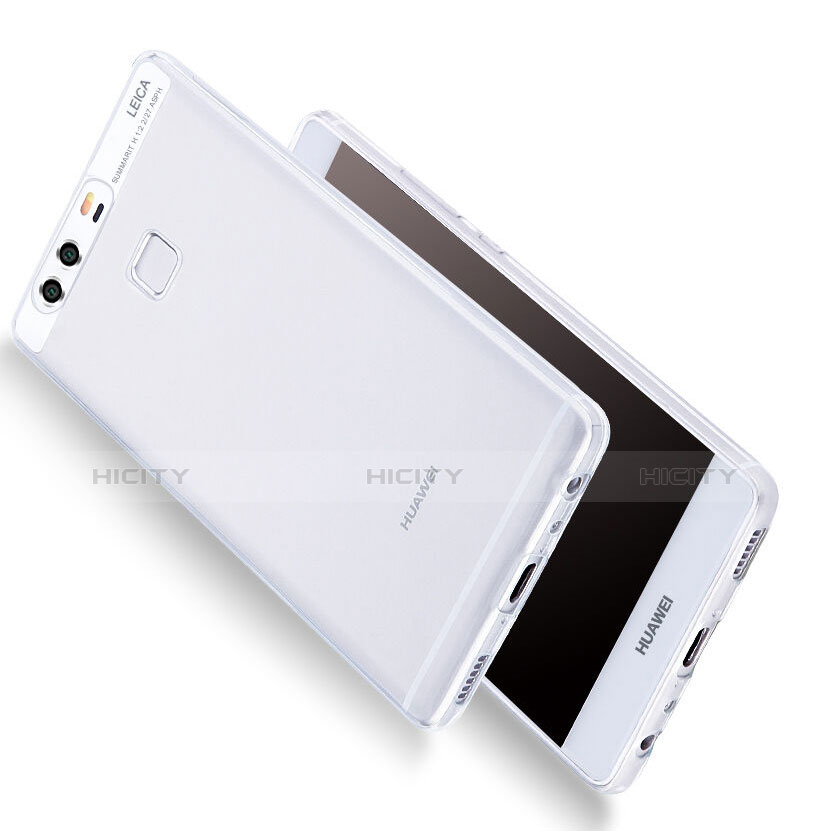 Huawei P9用極薄ソフトケース シリコンケース 耐衝撃 全面保護 クリア透明 TPU ファーウェイ クリア