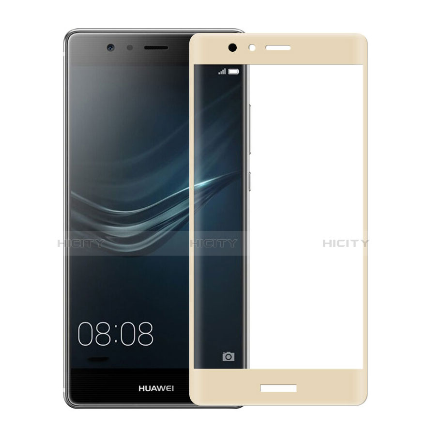 Huawei P9用強化ガラス フル液晶保護フィルム ファーウェイ ゴールド