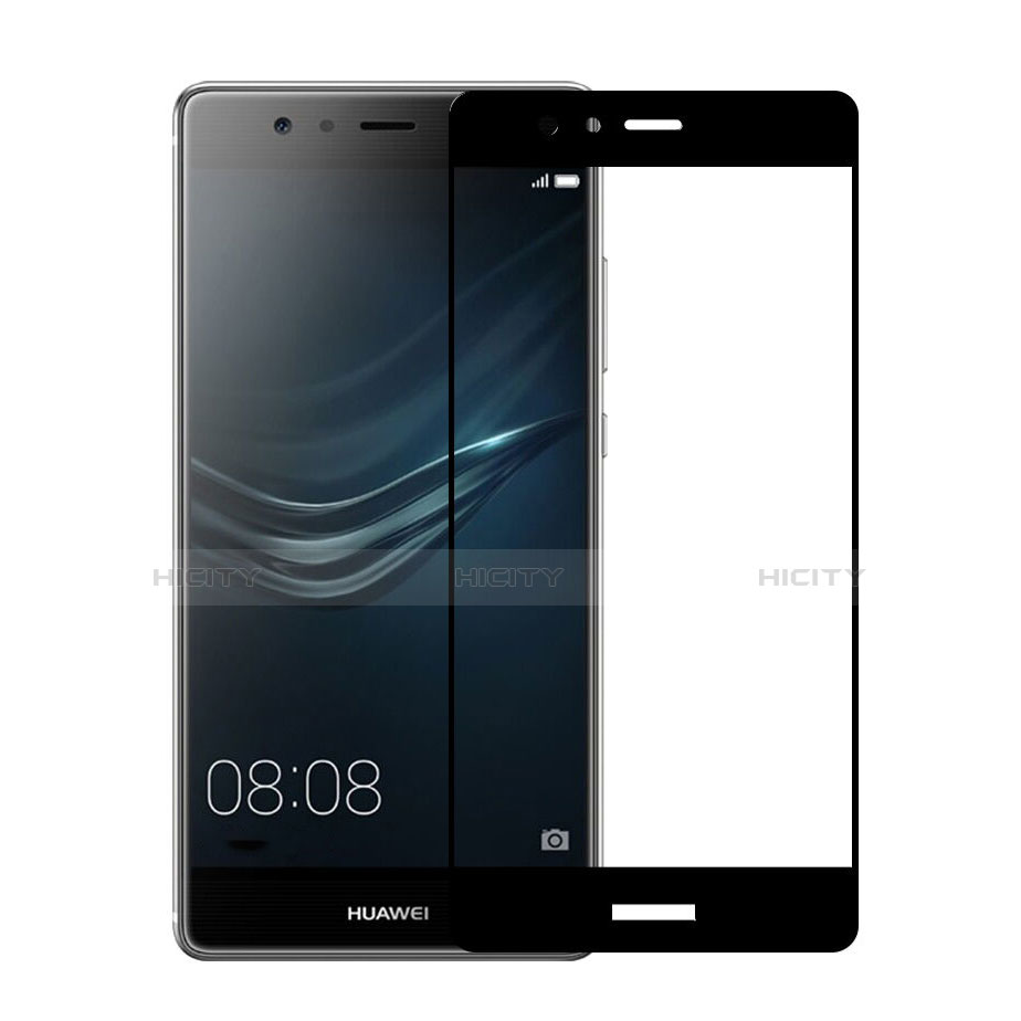 Huawei P9 Plus用強化ガラス フル液晶保護フィルム ファーウェイ ブラック