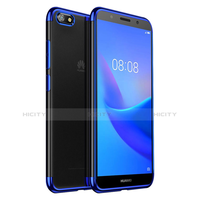 Huawei Y5 (2018)用極薄ソフトケース シリコンケース 耐衝撃 全面保護 クリア透明 S01 ファーウェイ 