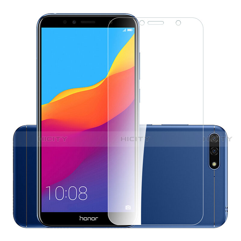 Huawei Y6 (2018)用強化ガラス 液晶保護フィルム T01 ファーウェイ クリア