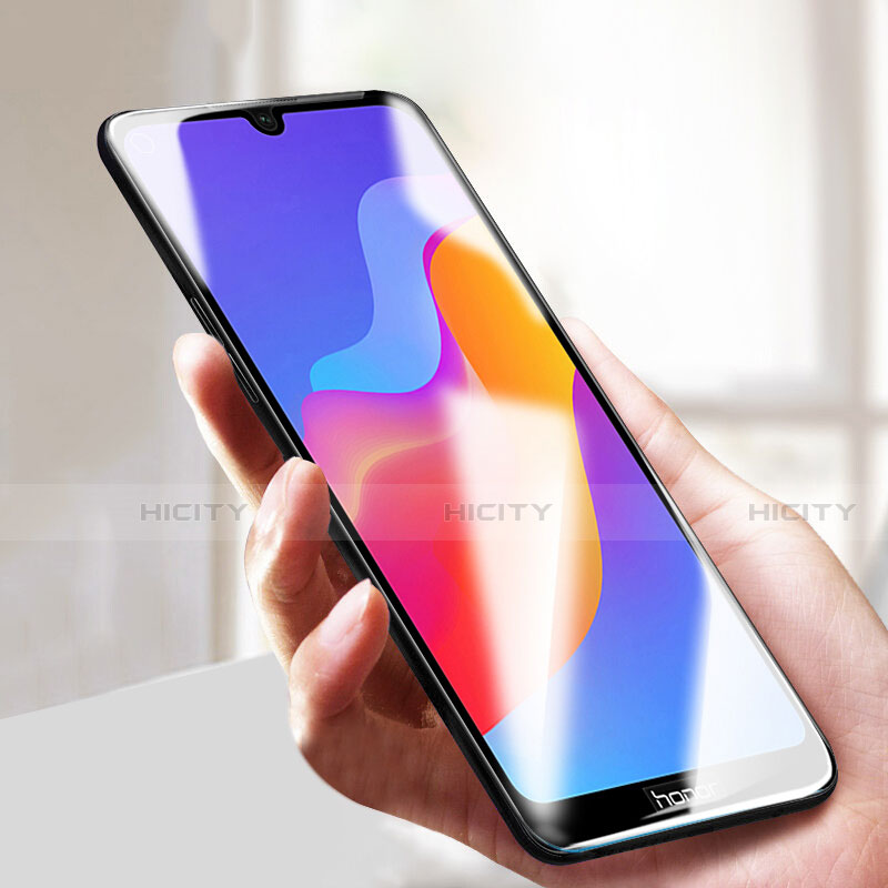 Huawei Y6 Prime (2019)用強化ガラス フル液晶保護フィルム F03 ファーウェイ ブラック