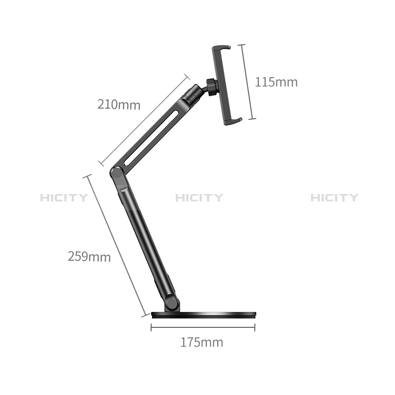 Microsoft Surface Pro 4用スタンドタイプのタブレット クリップ式 フレキシブル仕様 D03 Microsoft ブラック