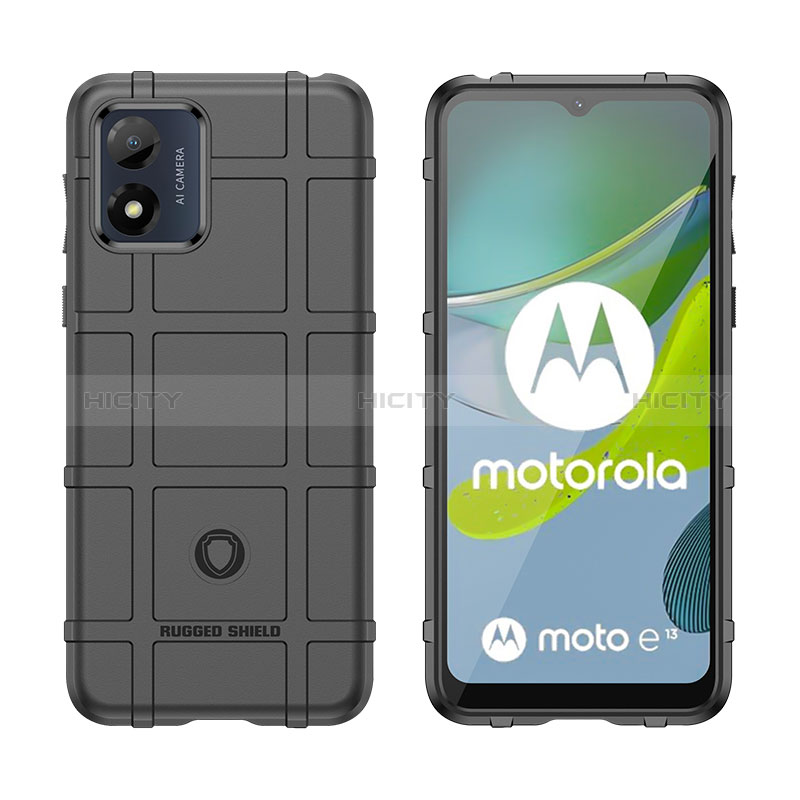 Motorola Moto E13用360度 フルカバー極薄ソフトケース シリコンケース 耐衝撃 全面保護 バンパー J01S モトローラ 