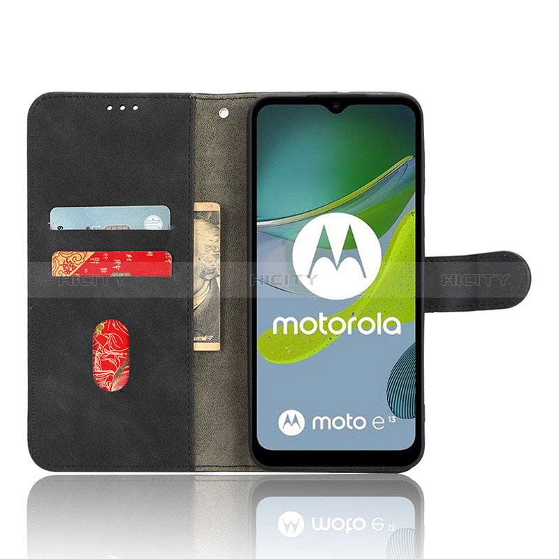 Motorola Moto E13用手帳型 レザーケース スタンド カバー L01Z モトローラ 