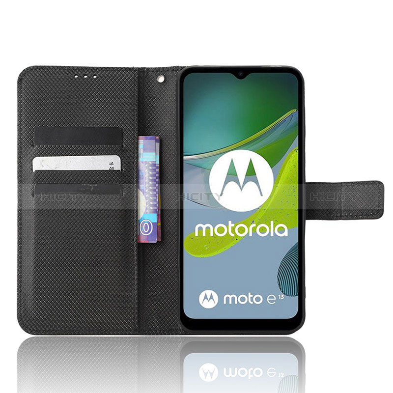 Motorola Moto E13用手帳型 レザーケース スタンド カバー BY1 モトローラ 