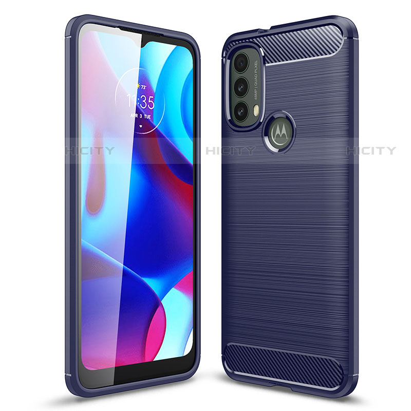 Motorola Moto E40用シリコンケース ソフトタッチラバー ライン カバー モトローラ 