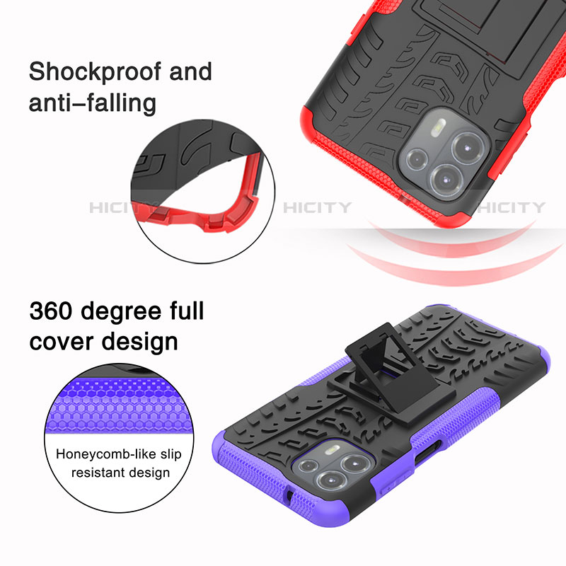 Motorola Moto Edge 20 Lite 5G用ハイブリットバンパーケース スタンド プラスチック 兼シリコーン カバー A01 モトローラ 