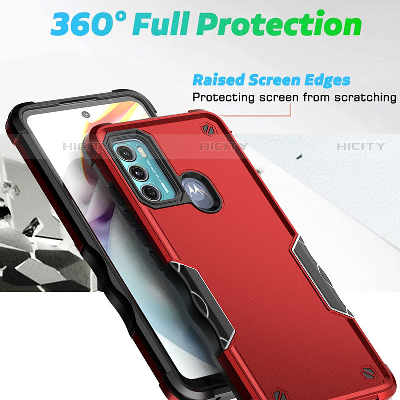 Motorola Moto Edge 20 Lite 5G用ハイブリットバンパーケース プラスチック 兼シリコーン カバー モトローラ 