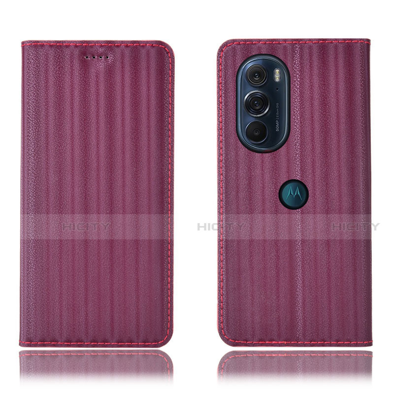 Motorola Moto Edge 30 Pro 5G用手帳型 レザーケース スタンド カバー H16P モトローラ 