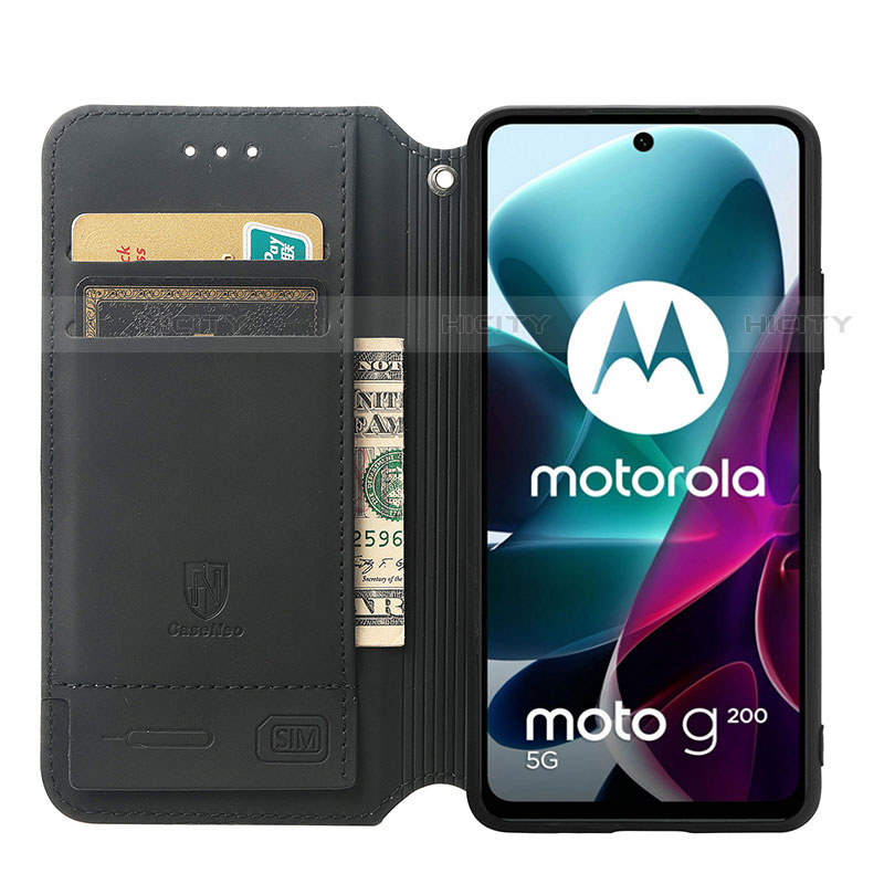 Motorola Moto Edge S30 5G用手帳型 レザーケース スタンド パターン カバー S02D モトローラ 